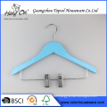 Color Imprinted Style Colored Wood Hangers
